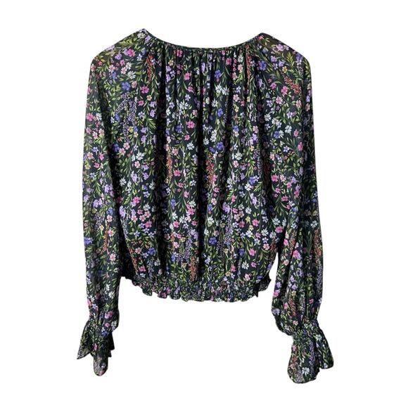 Amanda Uprichard Orleans Long Sleeve Top in Charmont Size Large - Picture 7 of 12